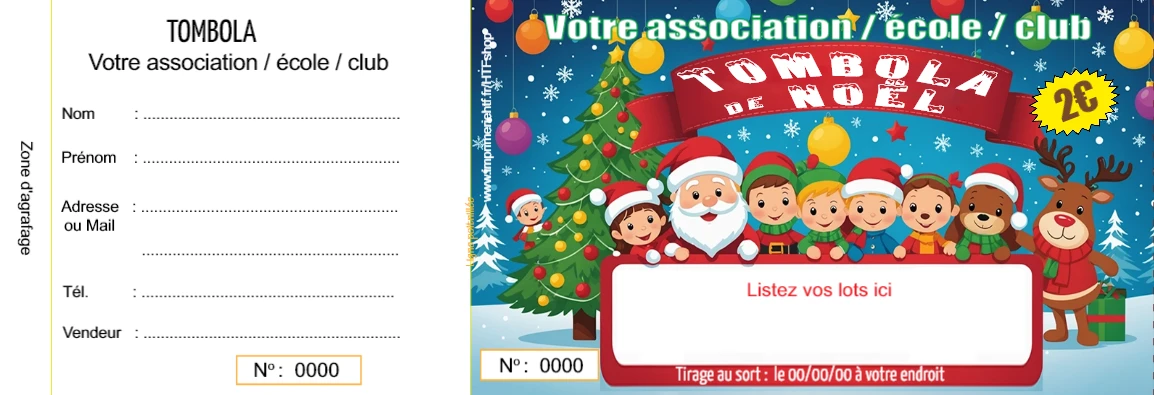 Tiucket tombola Sport - HTF